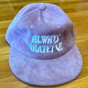 Always Grateful Dead Corduroy Strap Back Hat
